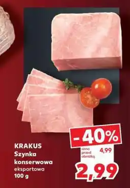 Kaufland KRAKUS Szynka konserwowa eksportowa 100 g oferta