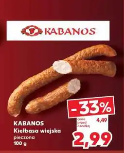 Kaufland KABANOS Kiełbasa wiejska oferta