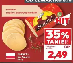 Kaufland MLEKPOL Ser Salami 100 g oferta