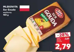 Kaufland MLEKOVITA Ser Gouda wędzony 100 g oferta