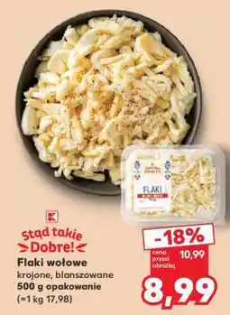 Kaufland Flaki wołowe krojone, blanszowane 500 g opakowanie oferta