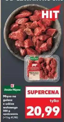 Kaufland Mięso na gulasz z udźca wołowego 500 g opakowanie oferta