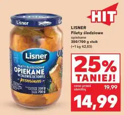 Kaufland LISNER Filety śledziowe opiekane oferta