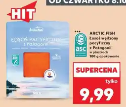 Kaufland ARCTIC FISH Łosoś wędzony pacyficzny z Patagonii w plastrach 100 g opakowanie oferta