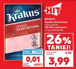 Kaufland KRAKUS Szynka eksportowa oferta