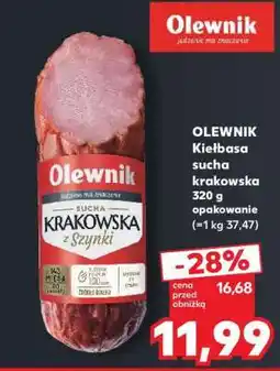 Kaufland OLEWNIK Kiełbasa sucha krakowska 320 g opakowanie oferta