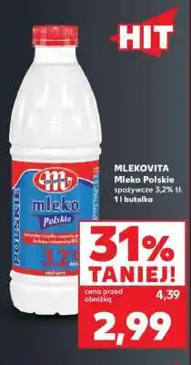 Kaufland MLEKOVITA Mleko Polskie spożywcze 3,2% tł oferta