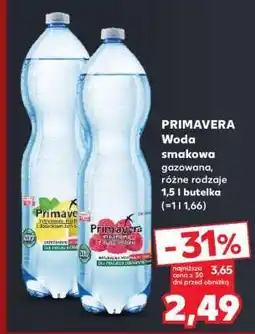 Kaufland PRIMAVERA Woda smakowa gazowana, różne rodzaje oferta