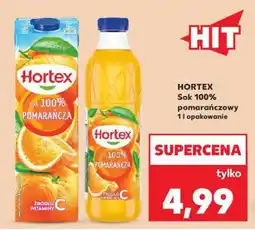 Kaufland HORTEX Sok 100% pomarańczowy 1 l opakowanie oferta