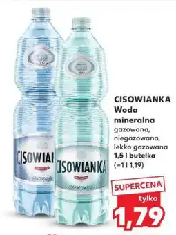 Kaufland CISOWIANKA Woda mineralna oferta