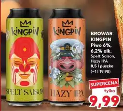 Kaufland BROWAR KINGPIN Piwo 6%, 6,2% alk oferta