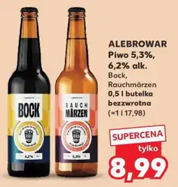 Kaufland ALEBROWAR Piwo 5,3%, 6,2% alk oferta