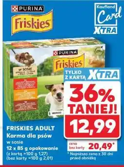 Kaufland FRISKIES ADULT Karma dla psów w sosie oferta