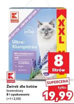 Kaufland Żwirek dla kotów lawendowy oferta