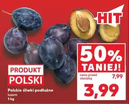 Kaufland Polskie śliwki podłużne luzem 1 kg oferta