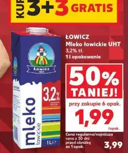 Kaufland ŁOWICZ Mleko łowickie UHT 3,2% tł oferta