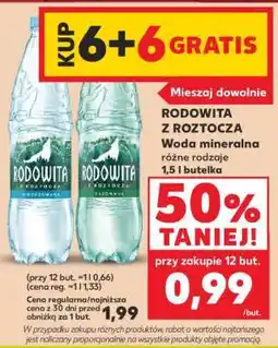 Kaufland RODOWITA Z ROZTOCZA Woda mineralna oferta