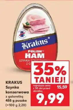 Kaufland KRAKUS Szynka konserwowa z galaretką oferta