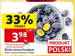 Auchan Śliwki ciemne President oferta