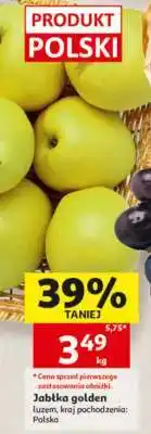 Auchan jabłka Golden oferta