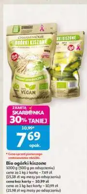 Auchan Bio ogórki kiszone oferta