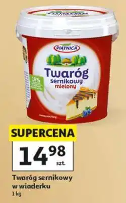 Auchan Twaróg sernikowy w wiaderku oferta
