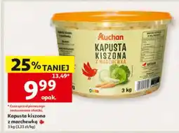 Auchan Kapusta kiszona z marchewką oferta