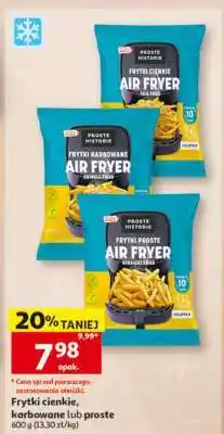 Auchan Frytki cienkie, karbowane lub proste oferta
