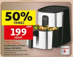 Auchan Frytkownica air fryer Zelmer ZAF6000 oferta
