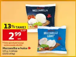 Auchan Mozzarella w kulce oferta