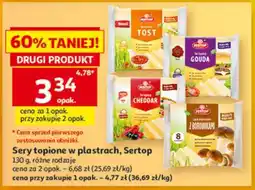 Auchan Sery topione w plastrach, Sertop oferta