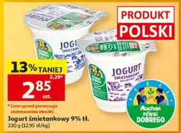 Auchan Jogurt śmietankowy 9% tł oferta