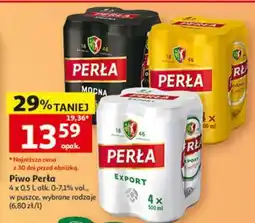 Auchan Piwo Perła oferta