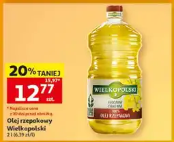 Auchan Olej rzepakowy Wielkopolski oferta
