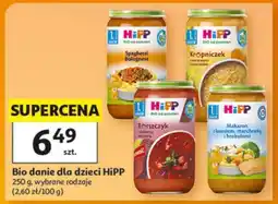 Auchan Bio danie dla dzieci HiPP oferta