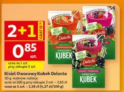 Auchan Kisiel Owocowy Kubek Delecta oferta