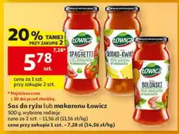 Auchan Sos do ryżu lub makaronu Łowicz oferta