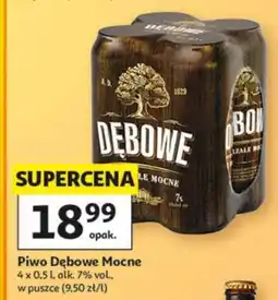 Auchan Piwo** DĘBOWE MOCNE oferta