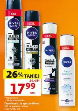 Auchan Dezodorant w sprayu Nivea oferta