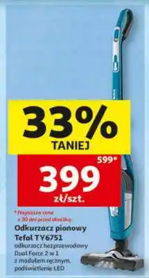 Auchan Odkurzacz pionowy Tefal TY6751 oferta