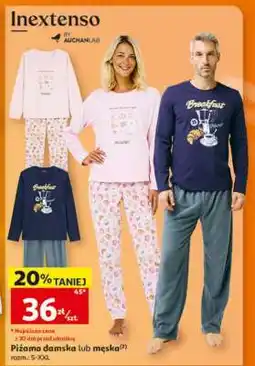 Auchan Piżama damska lub męska oferta