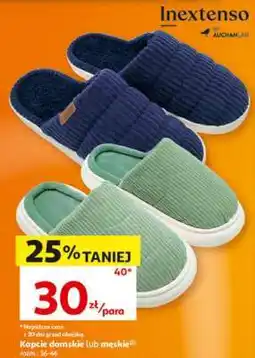 Auchan Kapcie damskie lub męskie oferta