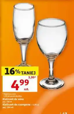 Auchan Kieliszek do wina oferta