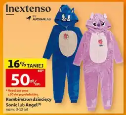 Auchan Kombinezon dziecięcy Sonic lub Angel oferta