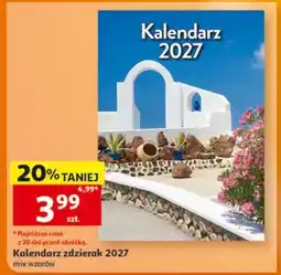 Auchan Kalendarz zdzierak 2027 oferta