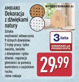 ALDI AMBIANO Dekoracja z dźwiękami natury oferta