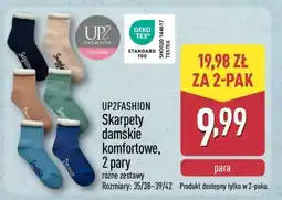 ALDI UP2FASHION Skarpety damskie komfortowe, 2 pary oferta
