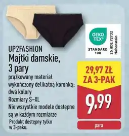 ALDI Majtki damskie, 3 pary oferta