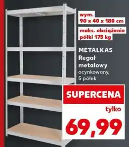 Kaufland METALKAS Regał metalowy ocynkowany, 5 półek oferta