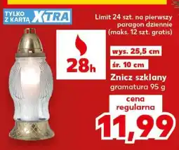 Kaufland Znicz szklany oferta